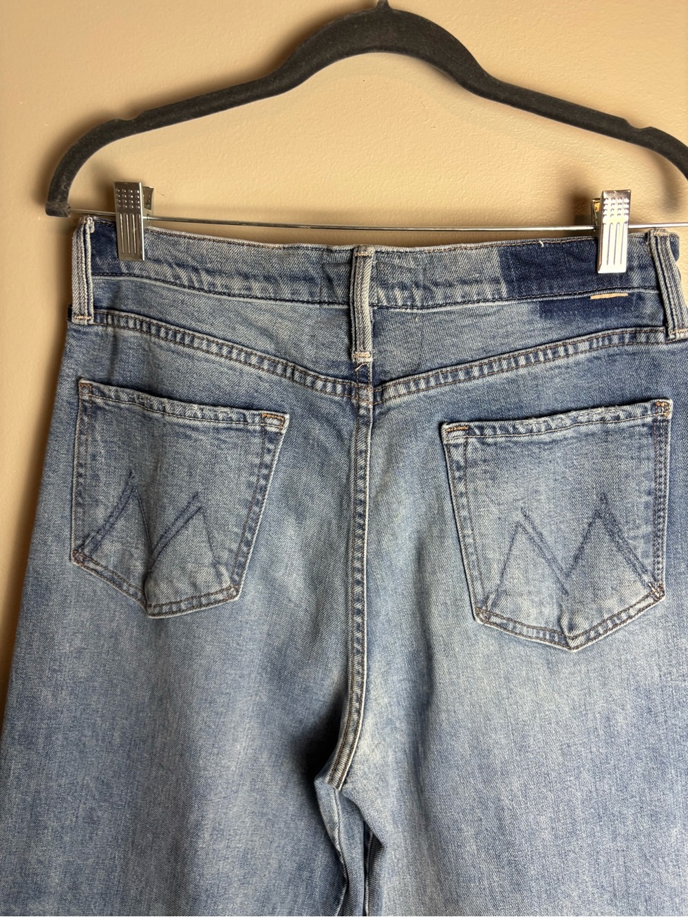 MOTHER Superior The Enchanter Heel Free & Wild Wide-Leg Jeans Size 32 - Picture 13 of 17